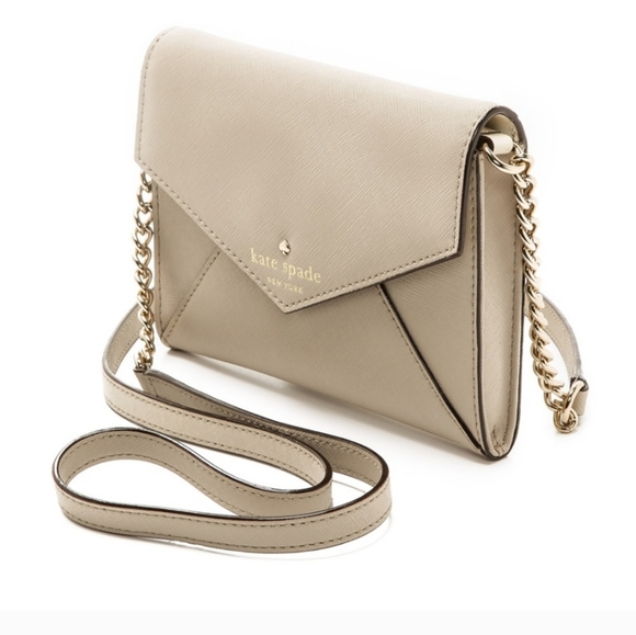 kate spade Handbags - Kate Spade Cedar Street Monday Small Taupe Crossbody Mini Bag Purse